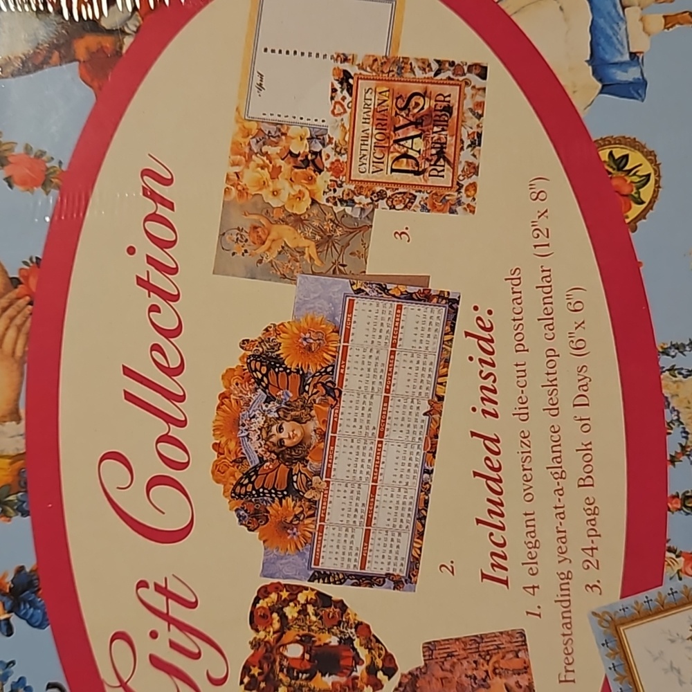 Cynthia Hart's Victoriana 2001 calendar UNOPENED cards scrapbooking decoupage - Picture 5 of 16